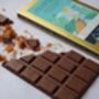 Five Chocolate Bars In Red Christmas Gift Box, thumbnail 6 of 7
