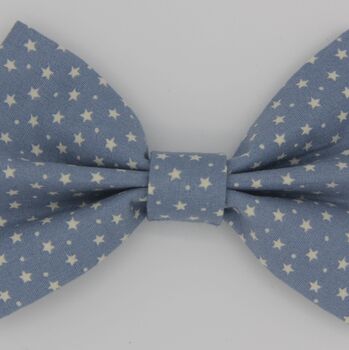 Blue Star Dog Bow Tie, 3 of 4