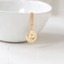 Gold Plated Crescent Necklace, thumbnail 3 of 7