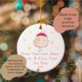 Merry Christmas Daddy Love Bump Christmas Decoration, thumbnail 2 of 4