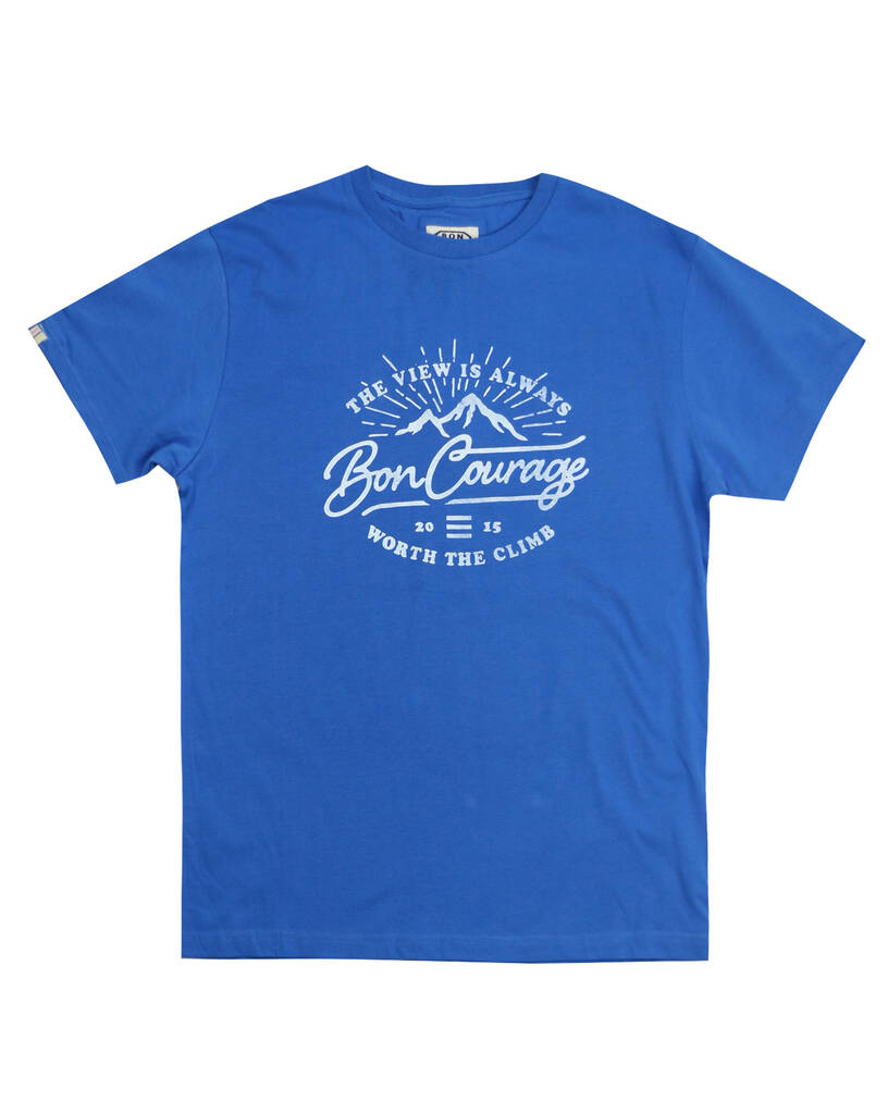 'The View Is Worth The Climb' Graphic Tshirt By Bon Courage