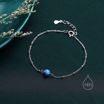 Sterling Silver Bead Bracelet, 5 of 12