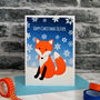 'Fox' Personalised Childrens Christmas Card, thumbnail 1 of 3