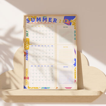 Summer Holiday Wall Planner 2024, Summer Bucket List, 5 of 9