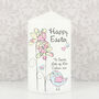 Personalised Daffodil Easter Pillar Candle, thumbnail 1 of 2