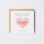 Welcome To The World Card, Personalised New Baby Boy Card Date/Weight, thumbnail 4 of 4