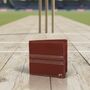 Personalised Vintage Leather Cricket Wallet, thumbnail 8 of 12