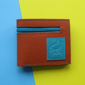 Vintage Basketball Leather Wallet With Zip, 2 of 4