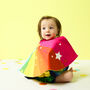 Personalised Baby Super Hero Cape Add Bonnet, thumbnail 3 of 8