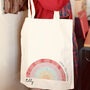 Personalised Rainbow Tote Bag, thumbnail 4 of 5