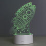 Personalised Space Rocket LED Night Light, thumbnail 8 of 12