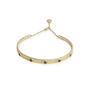 Birthstone Bangle Bracelet Gold Plated Sterling Silver, thumbnail 10 of 11
