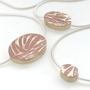 Tiniest Oval Reversible Necklace, 5 of 9