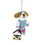 Handmade Felt 80's Party Pooch Hanging Decoration, thumbnail 1 of 3