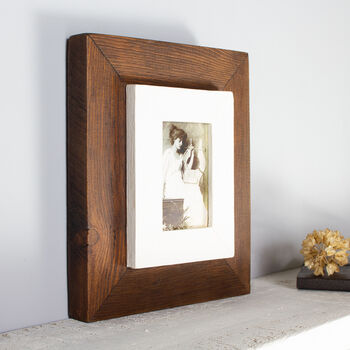 Reclaimed Wood Miniature Photo Frame, 2 of 9