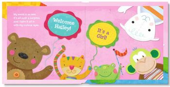 Personalised Children's Book, Hello World! Pink Cover, 8 of 9