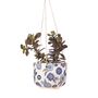 Blue Willow Hanging Planter Mothers Day Gift, thumbnail 1 of 2