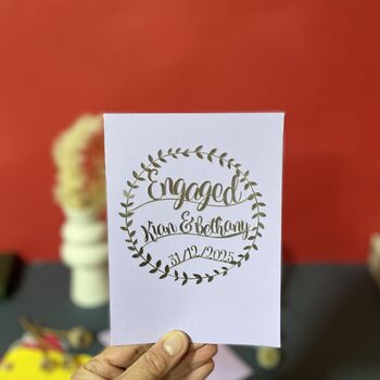 Personalised Engagement Card, 7 of 12