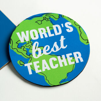 'World's Best Teacher' Mouse Mat, 4 of 6