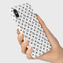 Personalised White Initials Pattern Phone Case, thumbnail 6 of 6