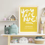 Personalised Name Print With Handwritten You Are Here, thumbnail 7 of 10
