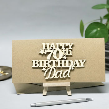Personalised 70th Birthday Card Keepsake, 9 of 12