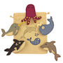 Four Sets Of Finger Puppets Woodland, Seaside Or Farm To Choose From In A Personalised Bag, thumbnail 7 of 7