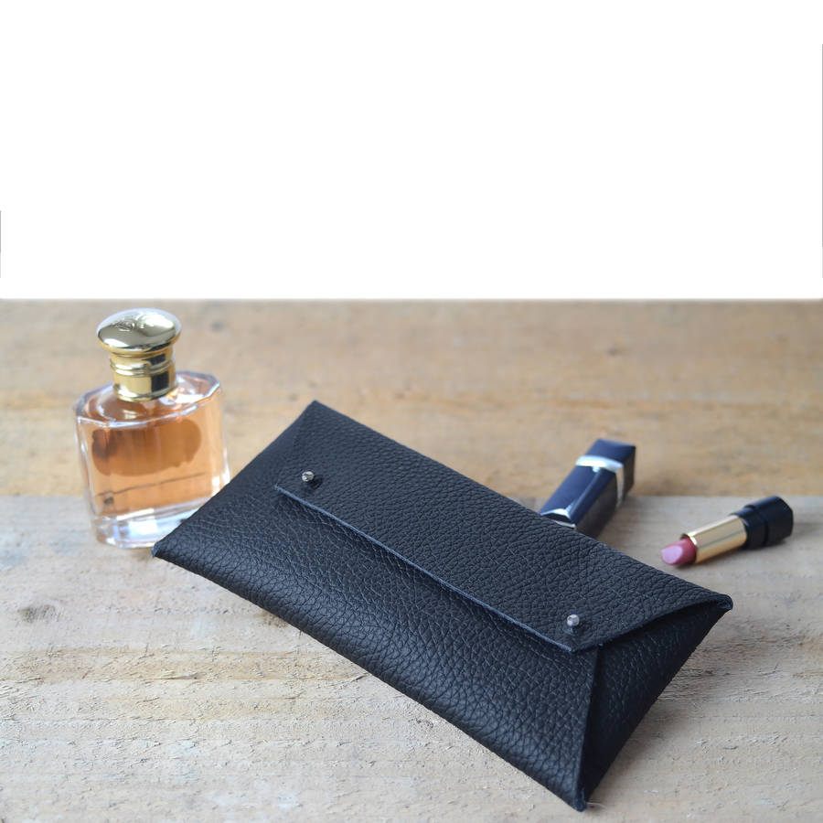 Download Leather Makeup Bag By Sarah Joy Frost | notonthehighstreet.com