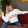 Unisex 'Baubles' Christmas Jumper Sweatshirt, thumbnail 2 of 7