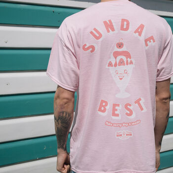 Sundae Best Men's Ice Cream Graphic T Shirt, 3 of 4