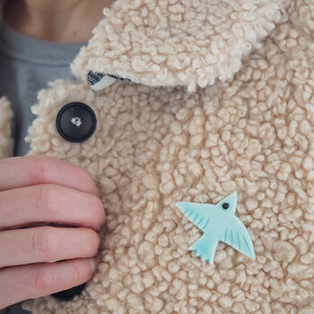 Porcelain Bird And Cloud Brooches, 4 of 12