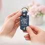 Personalised Couples Wedding Photo Keyring, thumbnail 1 of 7
