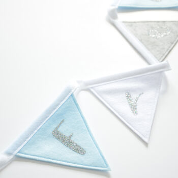 Personalised New Baby Felt Bunting, 10 of 11