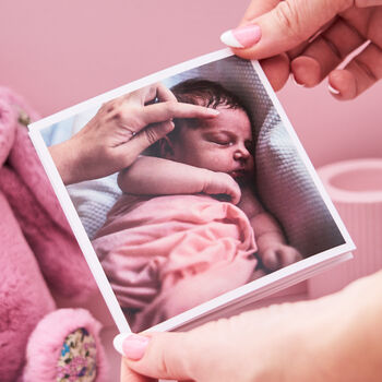 Personalised New Baby Photo Card, 2 of 2