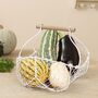 Personalised Hand Woven Garden Trug Basket, thumbnail 3 of 6