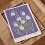 Snowdrops Hand Painted Art Print, thumbnail 3 of 6