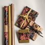 Black And Pink Hummingbird Gift Wrapping Paper | 3m Fsc, thumbnail 2 of 7
