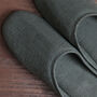 Japanese Linen Slippers Khaki Green, thumbnail 5 of 7