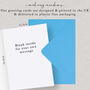 Funny Unsociable Birthday Card, Joke Greeting Card, thumbnail 3 of 3