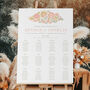 Pink And Sage Wedding Table Plan, thumbnail 2 of 5