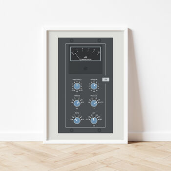 Compressor Module Print | Music Producer Poster, 3 of 8