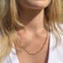 Sterling Silver Or 18ct Gold Plated Paperclip Chain, thumbnail 3 of 9