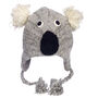 Grey Koala Hand Knitted Woollen Animal Hat, thumbnail 5 of 5