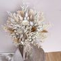 White Dried Flower Bouquet With Bunny Tails, thumbnail 2 of 4