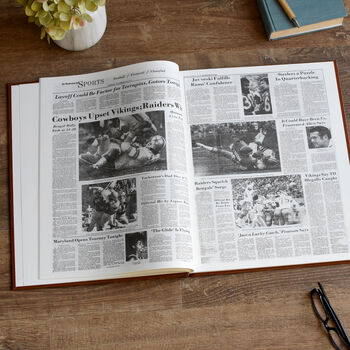 Cincinnati Bengals Personalised Gift Newspaper Book, 9 of 11