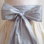 Silk Luxe Sash For Flower Girl Dresses, thumbnail 8 of 10