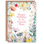 Elegant Wildflower Meadow Plants Mum Birthday Card, thumbnail 1 of 4