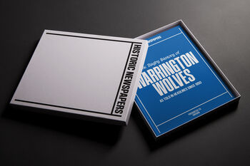Warrington Wolves Personalised Rugby Newspaper Book, 3 of 12