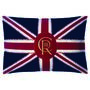 Union Jack Coronation Cushion With Royal Insignia, thumbnail 2 of 4