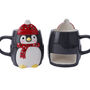 Christmas Penguin Snack Mug With Gift Box, thumbnail 4 of 6